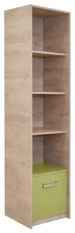 MATIS Βιτρίνα ντουλάπα Kinder 1V Πράσινο Matis640618