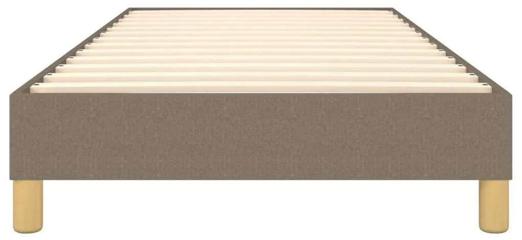 vidaXL Σκελετός Κρεβατιού Χωρίς Στρώμα Taupe 100 x 200 εκ. Υφασμάτινο