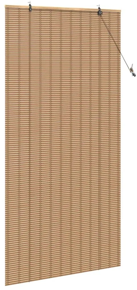 vidaXL Ρόλερ και Σκιάδια Ανοιχτό καφέ 120 x 220 cm Μπαμπού