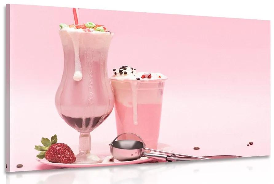 Εικόνα ροζ milkshake