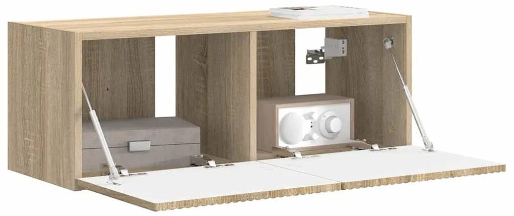 vidaXL Ντουλάπι Τηλεόρασης Τοίχου Επιτοίχιο Σονόμα 60 x 31 x 29.5 εκ