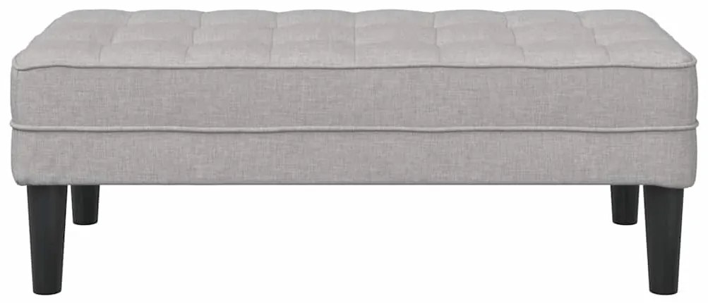 vidaXL Παγκάκι Cloud Γκρι 113x57x39 εκ. Υφάσματος