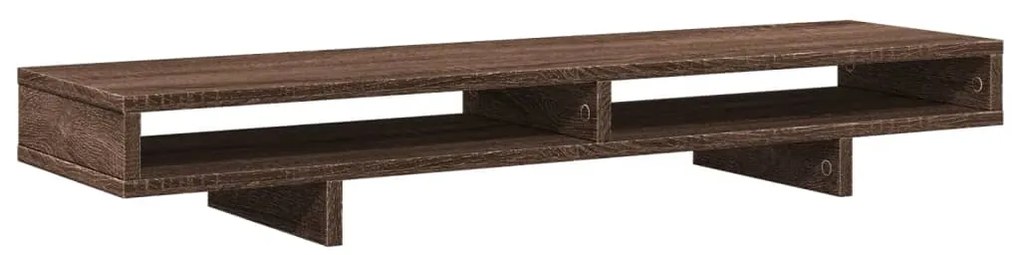 vidaXL Βάση Οθόνης Καφέ Δρυς 100x27x15 εκ. από Επεξ. Ξύλο