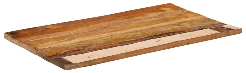 vidaXL Επιφάνεια Τραπεζιού Ορθ. 60x100 εκ 25-27 χιλ Μασίφ Ανακ. Ξύλο