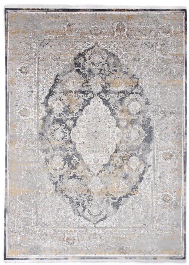 Χαλί Bamboo Silk 5991A L.GREY ANTHRACITE Royal Carpet - 80 x 150 cm - 11BAM5991A.080150 - 11BAM5991A.080150