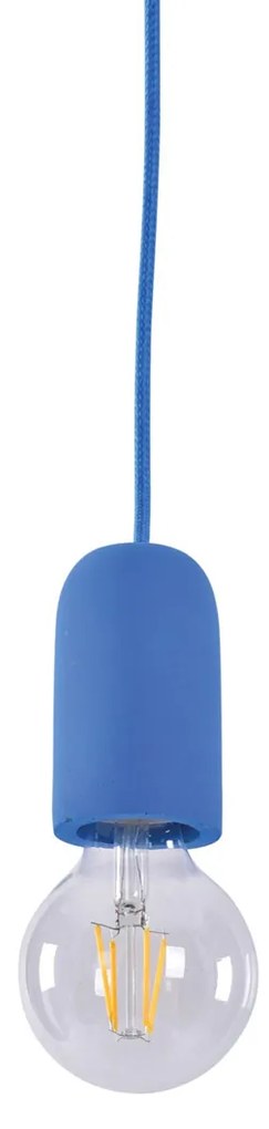 Φωτιστικό Οροφής Μονόφωτο Homelighting Iris 77-3572 Blue