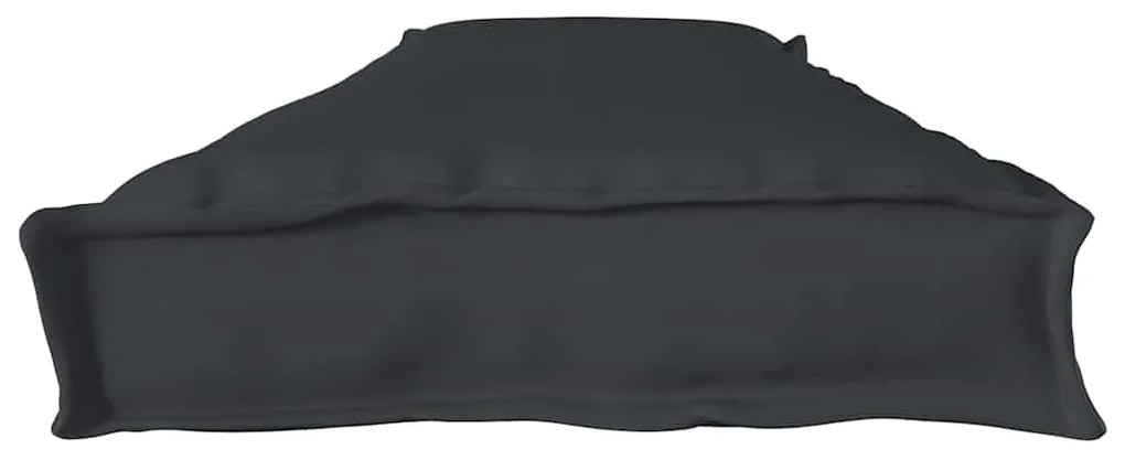 vidaXL Μαξιλάρι παλέτας Μαύρο 180 x 40 x 8 εκ. Ύφασμα Oxford