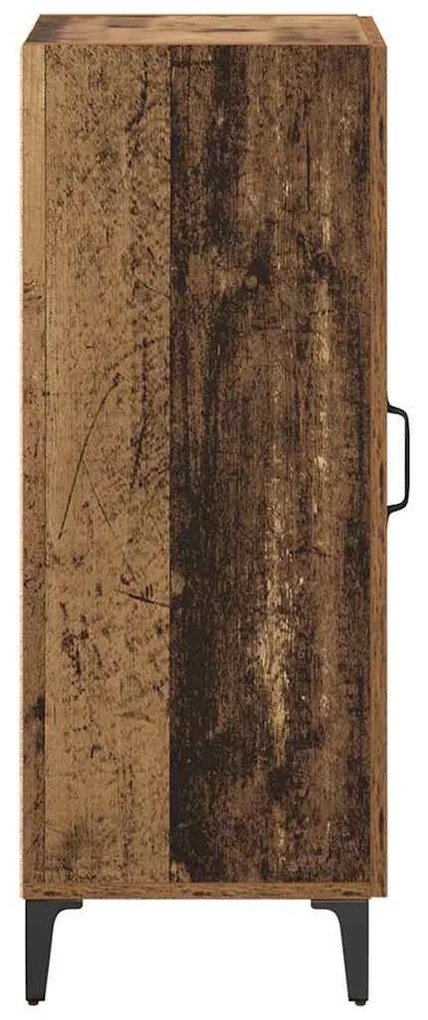 vidaXL Πλαϊνό γραφείο Παλιό ξύλο 34,5 x 34 x 90 εκ. Επεξεργασμένο ξύλο