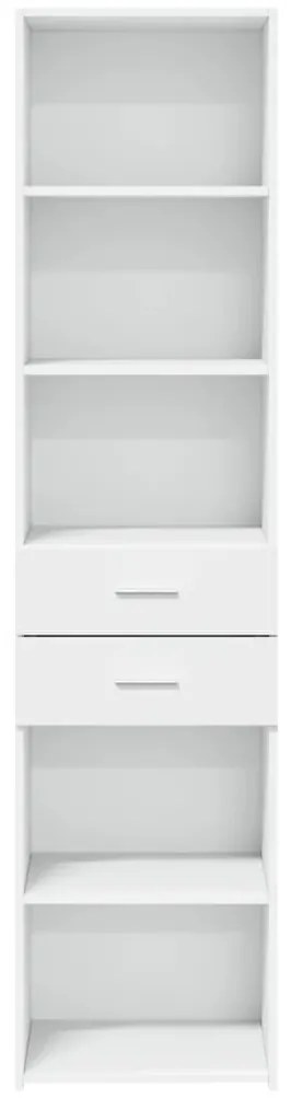 vidaXL Ντουλάπι Λευκό 45x42,5x185 εκ. από Επεξεργασμένο Ξύλο