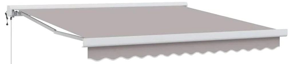 vidaXL Αυτόματη Σκηνή με Ρολό σε Ανοιχτό Γκρι 350 x 250 εκ.