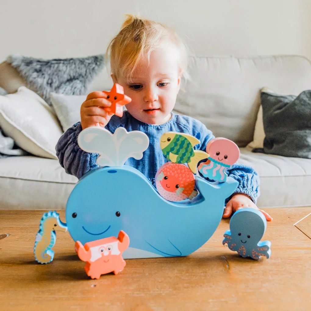 Ξύλινο Παιχνίδι Ισορροπίας Orange Tree Toys Sea Life  60-12051