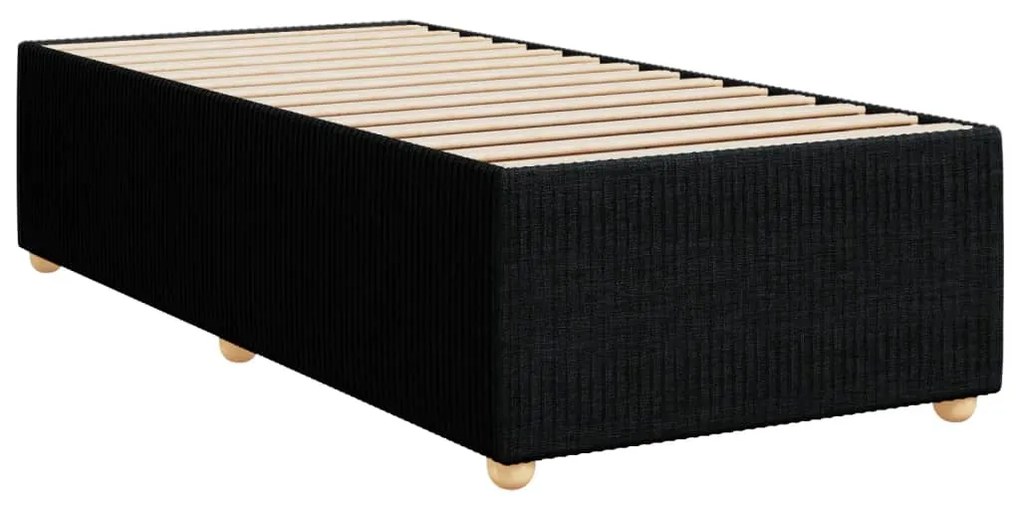 ΚΡΕΒΑΤΙ BOXSPRING ΜΕ ΣΤΡΩΜΑ ΜΑΥΡΟ 90X200 ΕΚ. ΥΦΑΣΜΑΤΙΝΟ 3287334