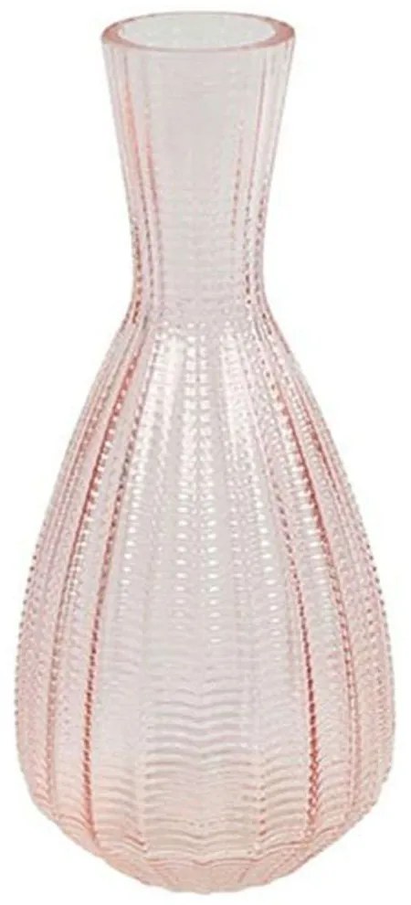 Βάζο Annalisa 013.797255 13x31cm Pink Glass