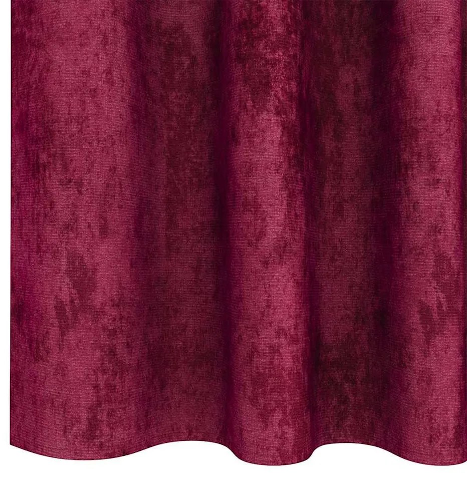 vidaXL Κουρτίνα με κουρτίνες 2 pcs Κόκκινο 260 x 140 εκ. Βελούδο