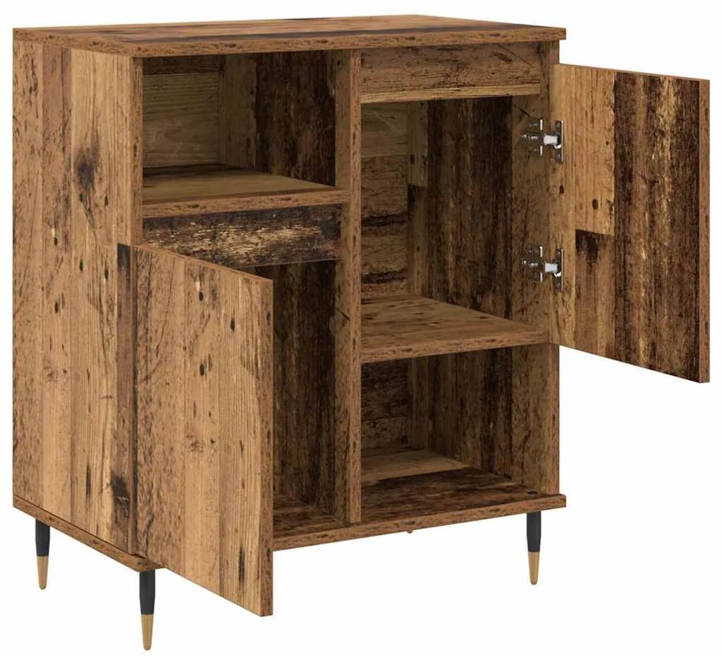 vidaXL Πλαϊνό γραφείο Παλαιό ξύλο 60 x 35 x 70 cm Επεξεργασμένο ξύλο