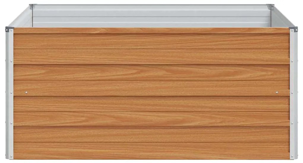 vidaXL Υπερυψωμένη Ζαρντινιέρα Ανοιχτό καφέ 100 x 100 x 45 cm