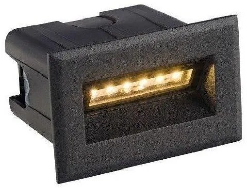 Χωνευτό Φωτιστικό Απλίκα Τοίχου Μαύρο Bay Led 8164 Nowodvorski-8164-Μαύρο 8164