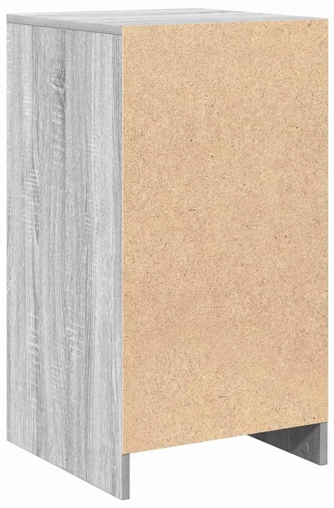 vidaXL Πλαϊνό γραφείο Γκρι sonoma 40 x 40.5 x 75 εκ Επεξεργασμένο ξύλο