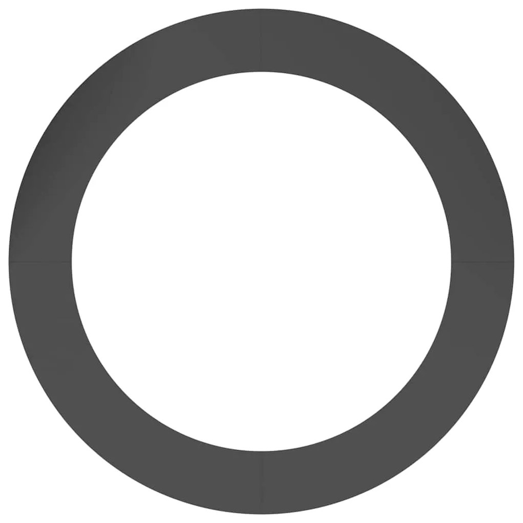 vidaXL Flat Δακτύλιος Δέντρου 5 τμχ Μαύρος Ø90/120 εκ Χάλυβας