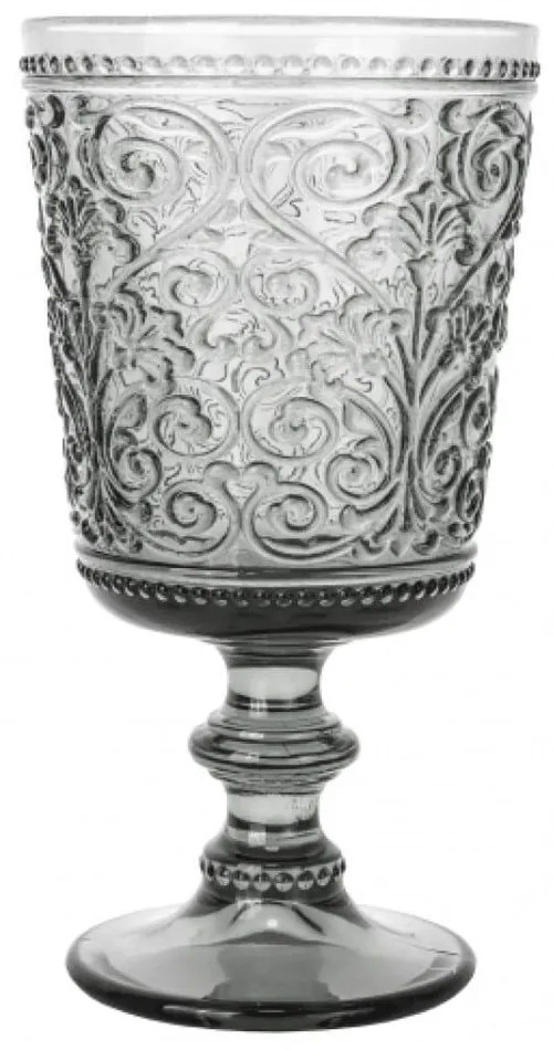 Ποτήρι Νερού Κολονάτο Tiero 52.904.53 360ml Smoke Cryspo Trio Glass