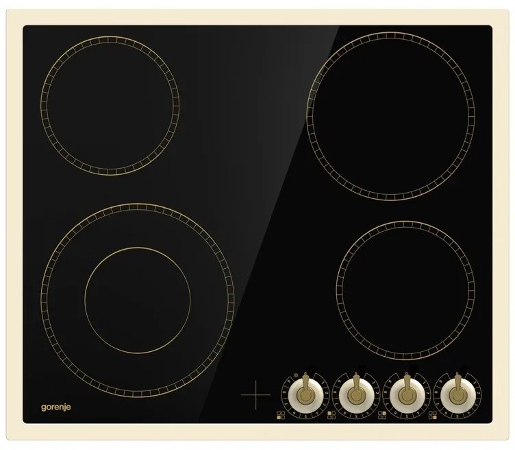 Gorenje Classico EC642CLI-730791 Μπέζ Κεραμική Εστία 60cm 034021001