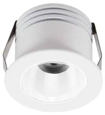 Σποτ Φωτιστικό Χωνευτό COB Led 3W 230V Δέσμη 50 Μοίρες 3000Κ Lumen 3-96350000 Λευκό