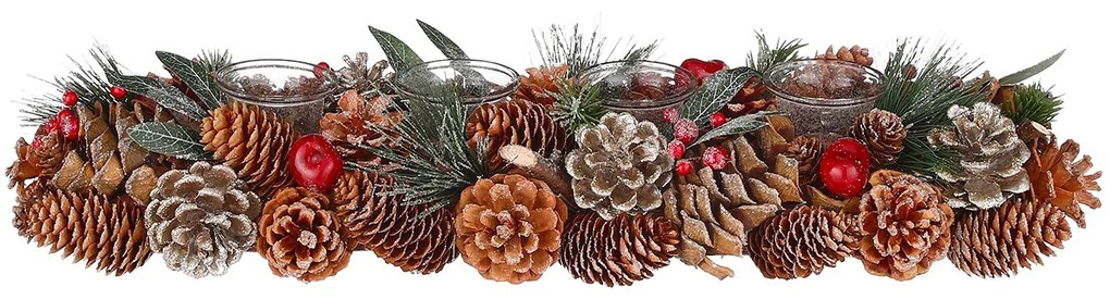 Χριστουγεννιάτικο Κηροπήγιο Για Ρεσώ 4 Θέσεων (54x16.5x10) Edelman Milton 1180486