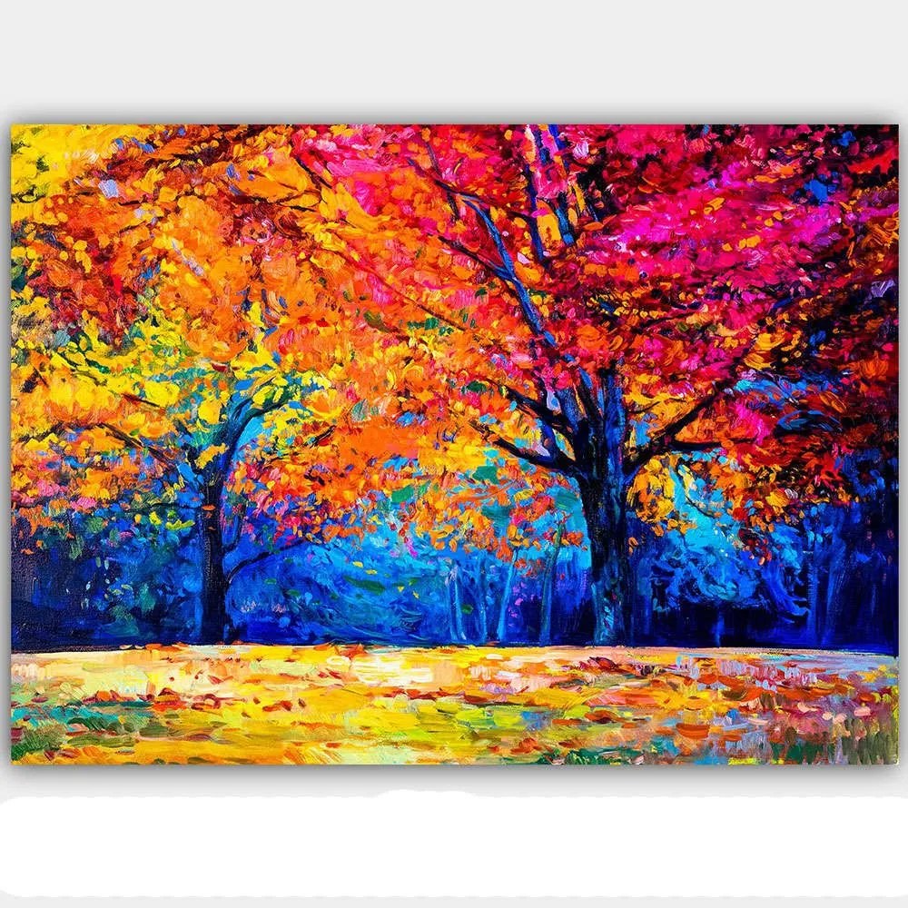 Πίνακας Καμβάς 441HPE2227 100x70cm Multi Wallity Horizontal Ξύλο, Καμβάς