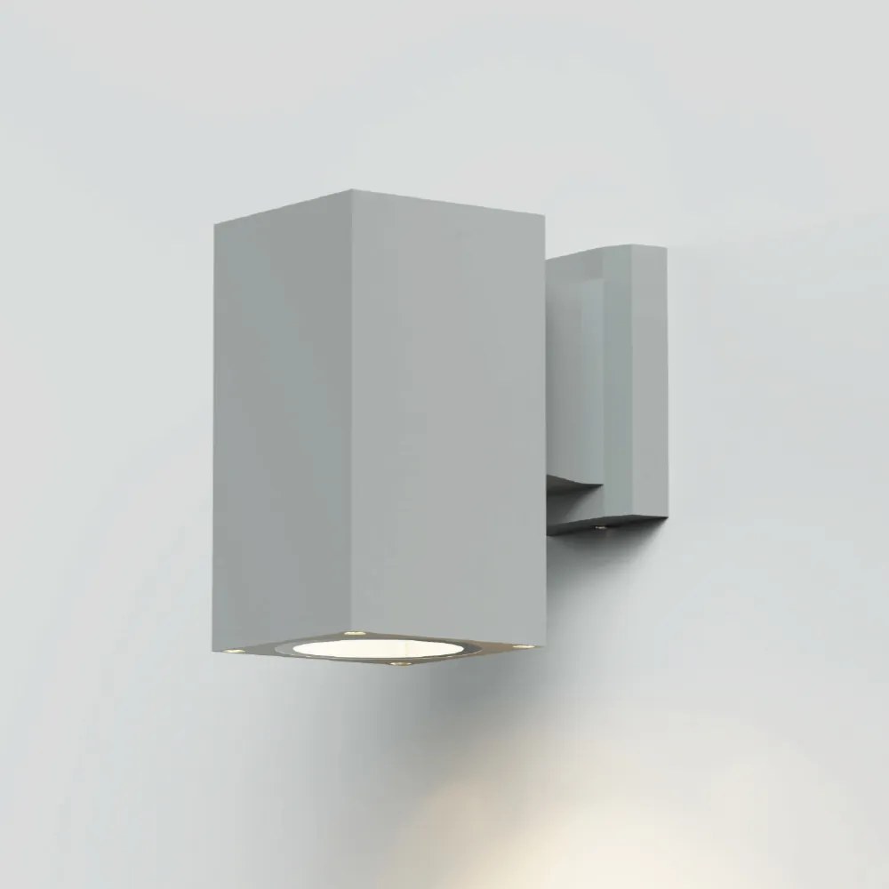 it-Lighting Palmyra E27 Outdoor Wall Lamp with Up and Down light Grey 80203934