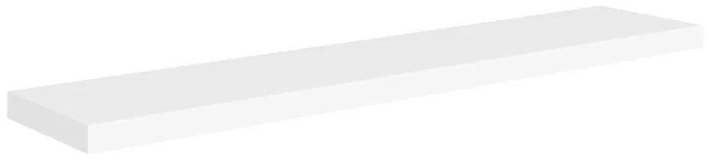 vidaXL Ράφια Τοίχου 4 τεμ. Άσπρα 120x23,5x3,8 εκ. MDF