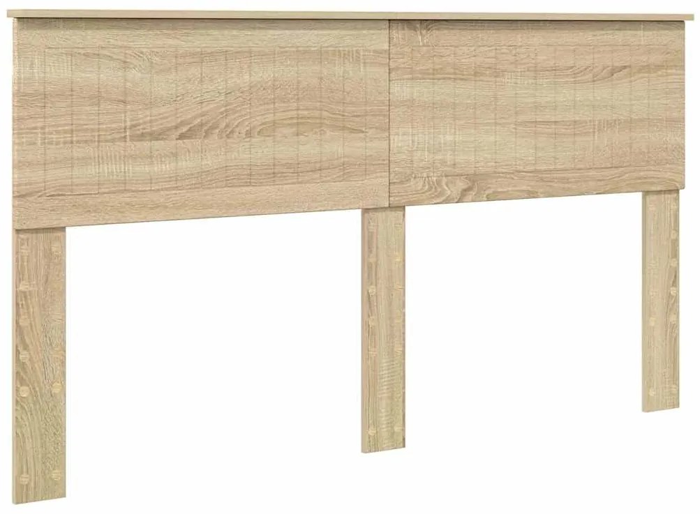 vidaXL Κεφαλάρι με κεφαλάρι Δρύς Sonoma 160 cm Επεξεργασμένο ξύλο