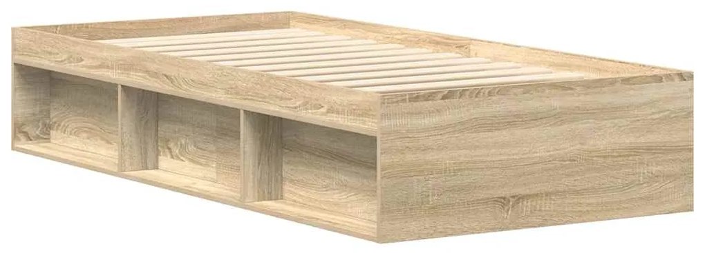 vidaXL Πλαίσιο Κρεβατιού Sonoma Δρυς 100x200 εκ.