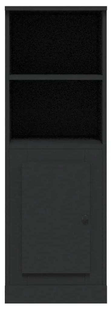 vidaXL Ντουλάπι Μαύρο 36x35,5x103,5 εκ. από Επεξεργασμένο Ξύλο