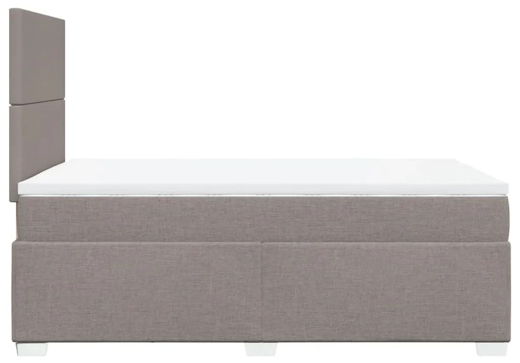 ΚΡΕΒΑΤΙ BOXSPRING ΜΕ ΣΤΡΩΜΑ TAUPE 120X190 ΕΚ. ΥΦΑΣΜΑΤΙΝΟ 3292724