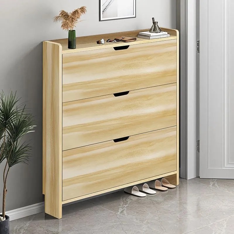 WOODWELL Ε8330,3Παπουτσοθήκη MDF - Melamine Απόχρωση Sonoma 80x17x115cm Ε8330,3