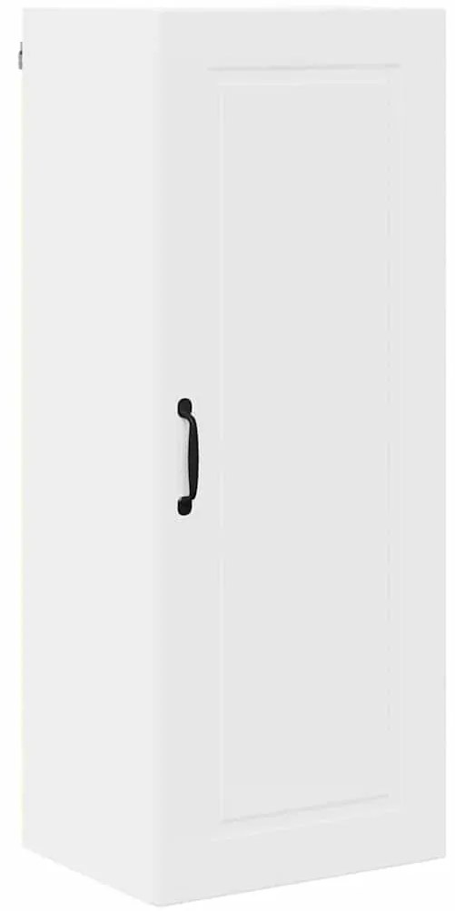 vidaXL Κρεμαστό ντουλάπι κουζίνας με ράφι Λευκό 40 x 31 x 100 εκ.