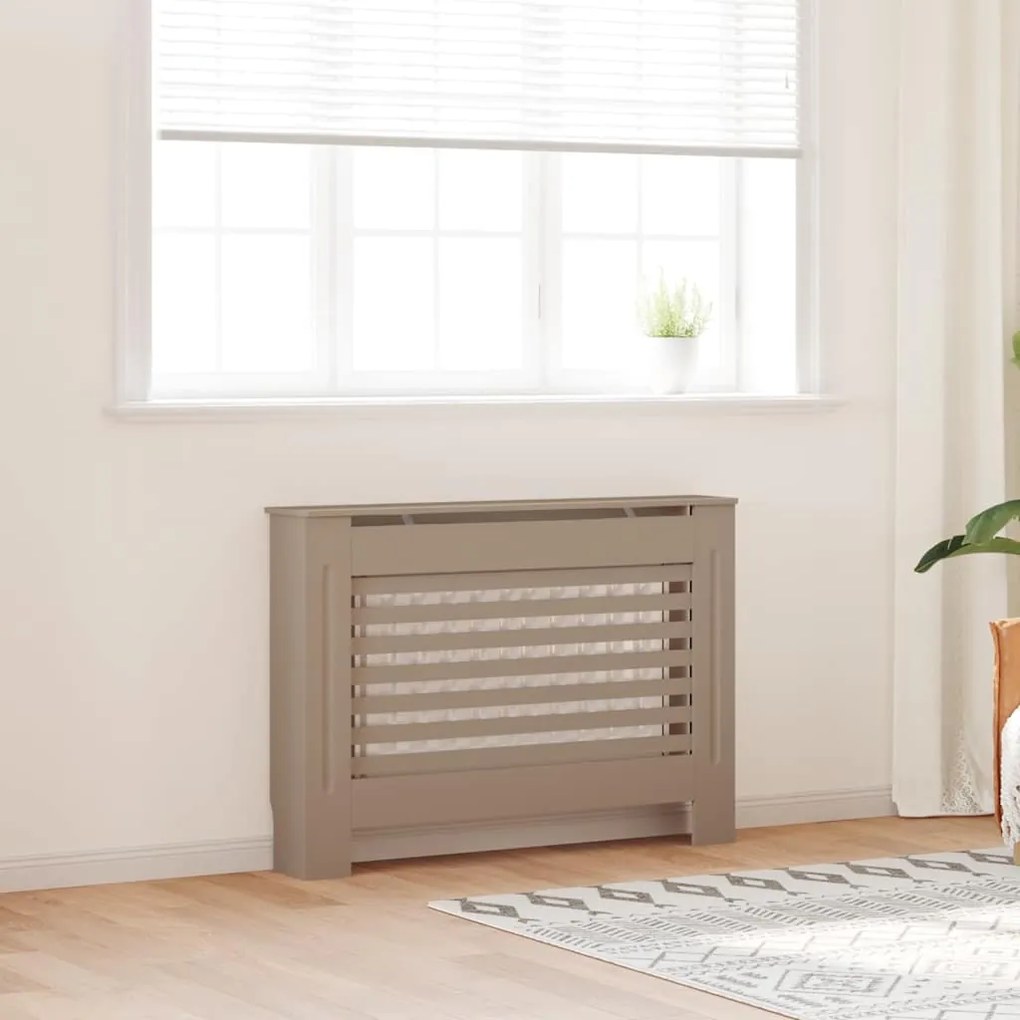 vidaXL Κάλυμμα Καλοριφέρ 112 x 19 x 81,5 εκ. από MDF
