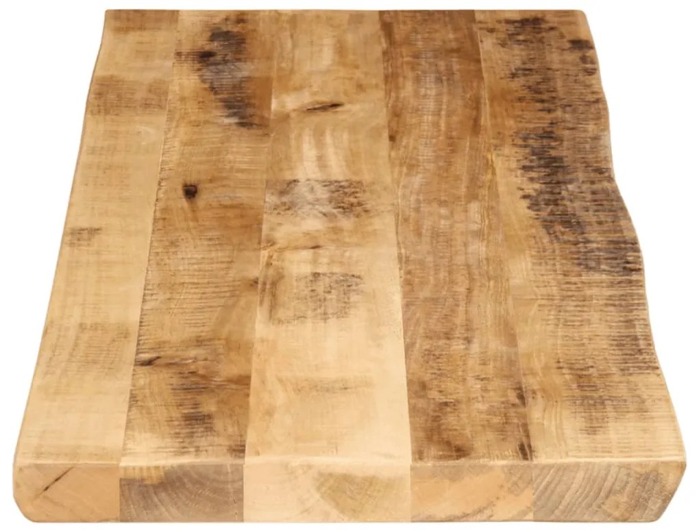 vidaXL Επιφάνεια Τραπεζιού 110x40x2,5 εκ. Live Edge Μασίφ Ξύλο Μάνγκο