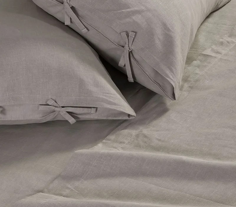 Σεντόνι Υπέρδιπλο Cotton-Linen Beige 240x270 - Nef-Nef Homeware