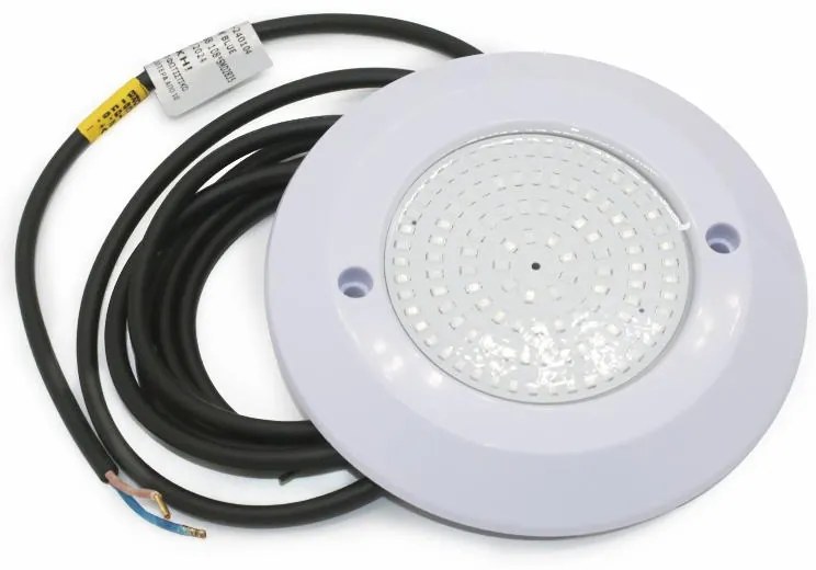 Adeleq Φωτιστικό Πισίνας Λευκό LED Λάμπα Ρητίνης 10W DC12V IP68 Μπλε 3-240104