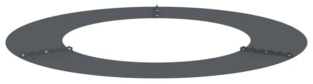 vidaXL Flat Tree Ring Ανθρακί Ø50/80 εκ Ατσάλι