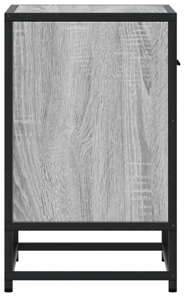 vidaXL Κομοδίνα 2 τεμ. Γκρι Sonoma 40x31x50 εκ. από Επεξεργασμένο Ξύλο