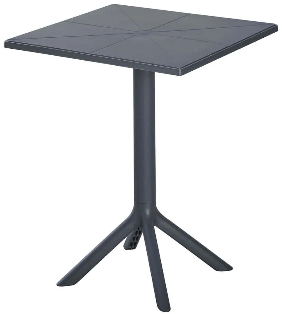 Τραπέζι Κήπου Terrin HM6125.20 60,5x60,5x76,5cm Dark Grey
