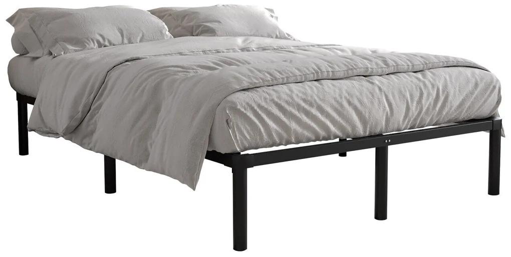 Κρεβάτι Hartford 427, Διπλό, Μαύρο, 160x200, Τάβλες για Κρεβάτι, 159x204x32cm, 30 kg | Epipla1.gr
