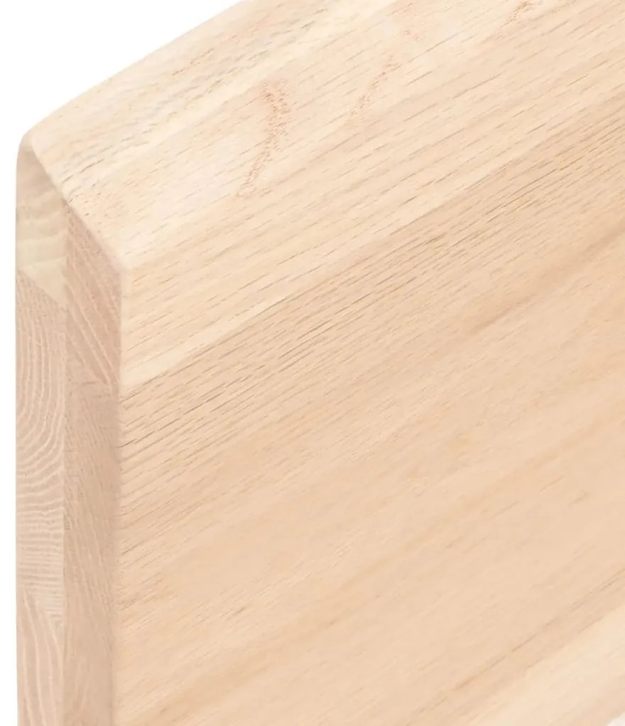 vidaXL Ράφι Τοίχου 100 x 20 x 4 εκ. από Ακατέργαστο Μασίφ Ξύλο Δρυός
