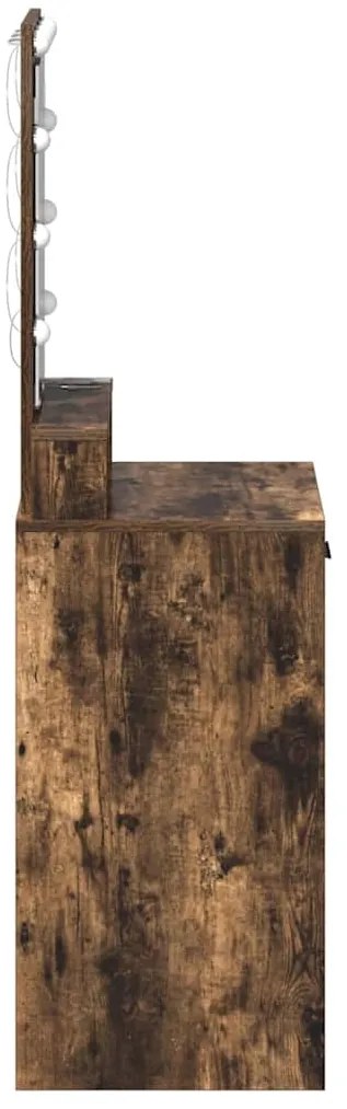 vidaXL Τραπέζι περιποίησης Καφέ 50 x 41 x 140 εκ. Επεξεργασμένο ξύλο