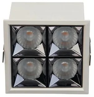 Downlight Οροφής Χωνευτό LED 12W IP20 3000K Λευκό S102 Zambelis-S102-Λευκό S102