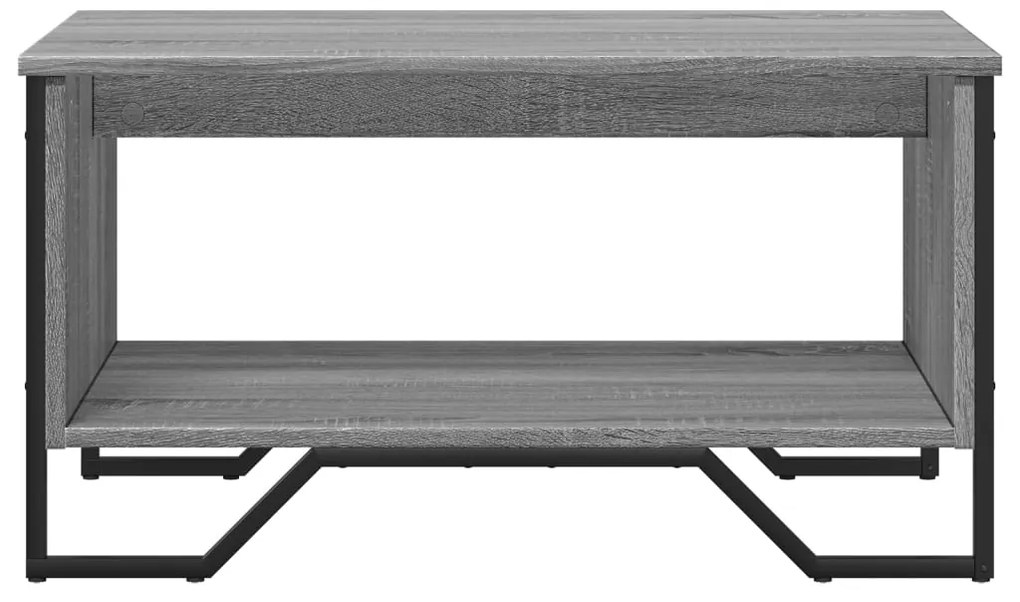 vidaXL Τραπεζάκι Σαλονιού Γκρι Sonoma 75x51x40 εκ. Επεξεργασμένο Ξύλο