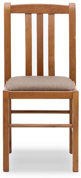 Καρέκλα τραπεζαρίας Derry Megapap από μασίφ ξύλο οξιάς χρώμα καρυδί 42x42x90εκ. - Ξύλο - GP039-0004,1