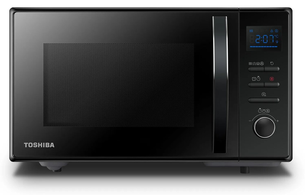 Toshiba MW2-AC25T(BK) Φούρνος Μικροκυμάτων με Grill 25lt 900W Μαύρος